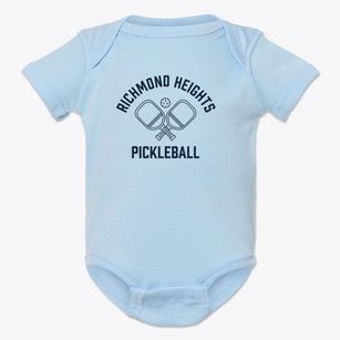Richmond Heights Ohio Pickleball Baby Onesie