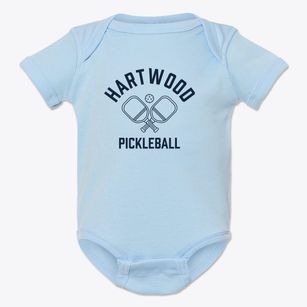 Hartwood New York Pickleball Baby Onesie