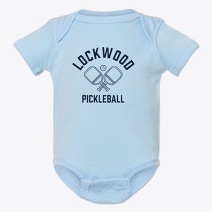 Lockwood New York Pickleball Baby Onesie