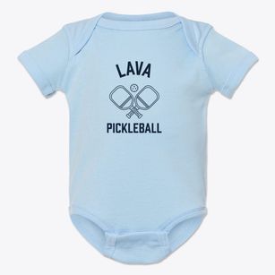 Lava New Mexico Pickleball Baby Onesie