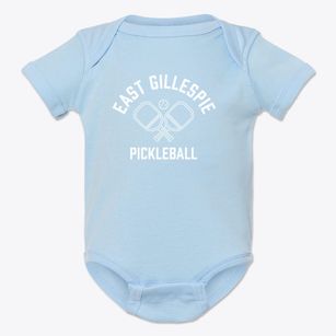East Gillespie Illinois Pickleball Baby Onesie