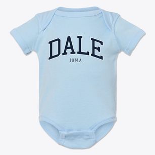 Dale Iowa Traditional Baby Onesie