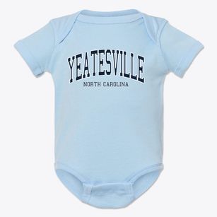 Yeatesville North Carolina Traditional Baby Onesie