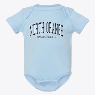 North Orange Massachusetts Traditional Baby Onesie