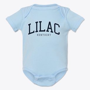 Lilac Kentucky Traditional Baby Onesie