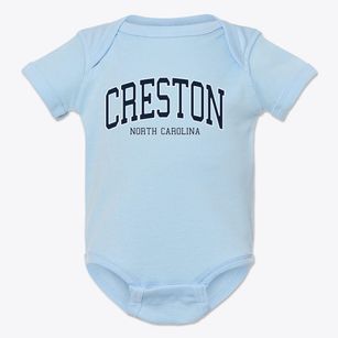 Creston North Carolina Traditional Baby Onesie