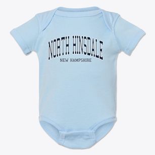 North Hinsdale New Hampshire Traditional Baby Onesie