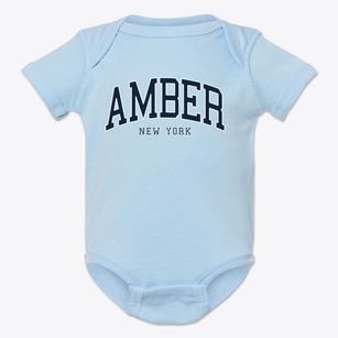 Amber New York Traditional Baby Onesie