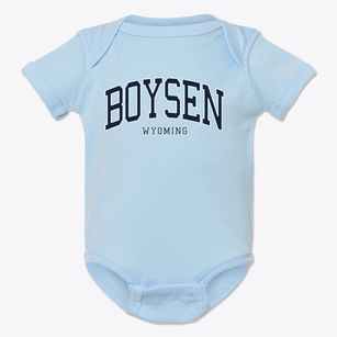 Boysen Wyoming Traditional Baby Onesie