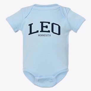 Leo Minnesota Traditional Baby Onesie