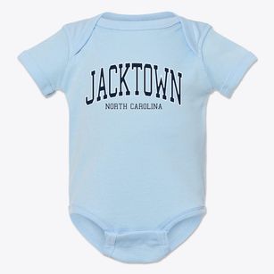 Jacktown North Carolina Traditional Baby Onesie