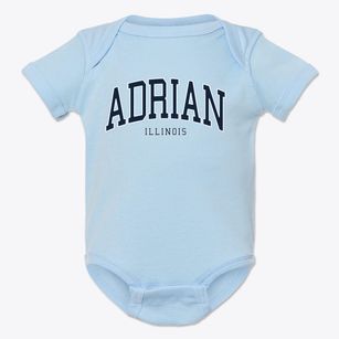 Adrian Illinois Traditional Baby Onesie