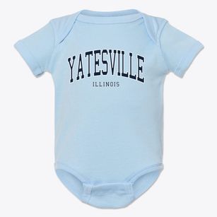 Yatesville Illinois Traditional Baby Onesie