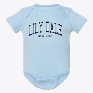 Lily Dale New York Traditional Baby Onesie