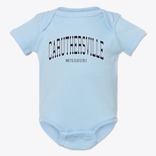 Caruthersville Missouri Traditional Baby Onesie