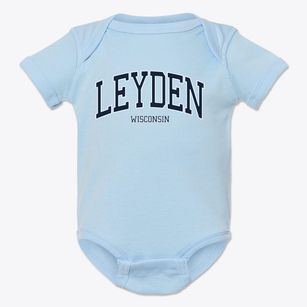 Leyden Wisconsin Traditional Baby Onesie