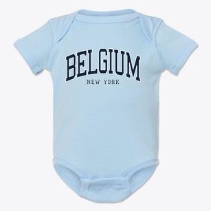 Belgium New York Traditional Baby Onesie
