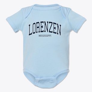 Lorenzen Mississippi Traditional Baby Onesie