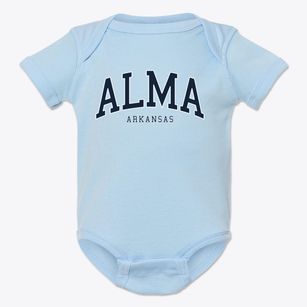 Alma Arkansas Traditional Baby Onesie
