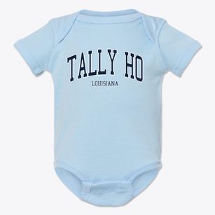 Tally Ho Louisiana Traditional Baby Onesie