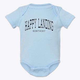 Happy Landing Kentucky Traditional Baby Onesie