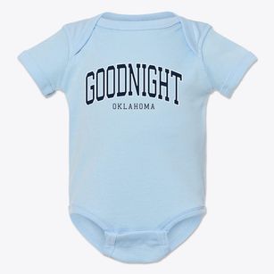 Goodnight Oklahoma Traditional Baby Onesie