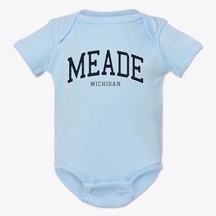 Meade Michigan Traditional Baby Onesie