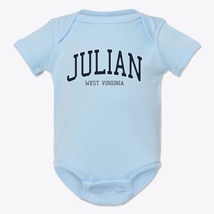 Julian West Virginia Traditional Baby Onesie