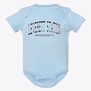 Leverett Station Massachusetts Traditional Baby Onesie