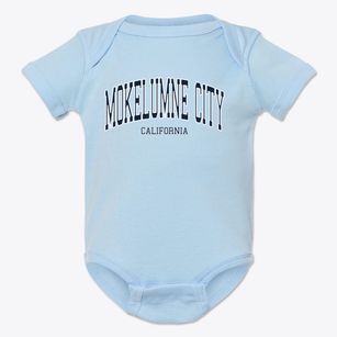 Mokelumne City California Traditional Baby Onesie