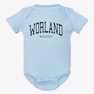 Worland Missouri Traditional Baby Onesie