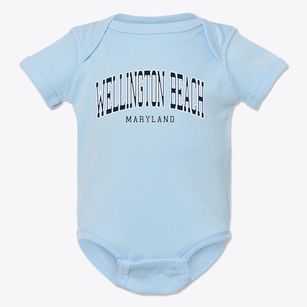 Wellington Beach Maryland Traditional Baby Onesie