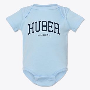 Huber Michigan Traditional Baby Onesie