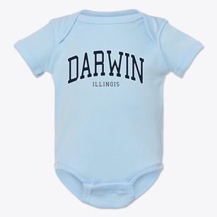Darwin Illinois Traditional Baby Onesie