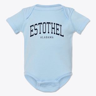 Estothel Alabama Traditional Baby Onesie