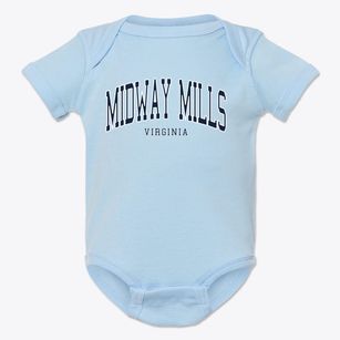 Midway Mills Virginia Traditional Baby Onesie