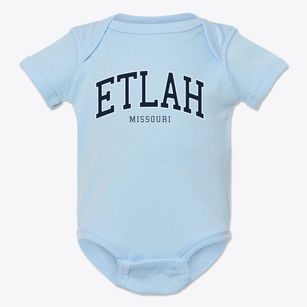 Etlah Missouri Traditional Baby Onesie