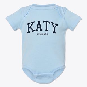 Katy Louisiana Traditional Baby Onesie