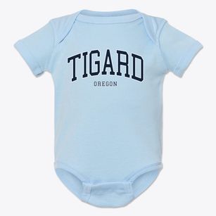 Tigard Oregon Traditional Baby Onesie