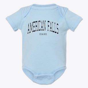 American Falls Idaho Traditional Baby Onesie