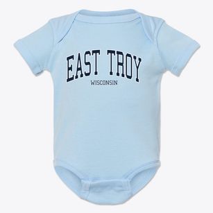 East Troy Wisconsin Traditional Baby Onesie