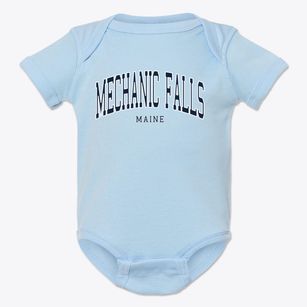 Mechanic Falls Maine Traditional Baby Onesie