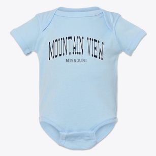 Mountain View Missouri Traditional Baby Onesie