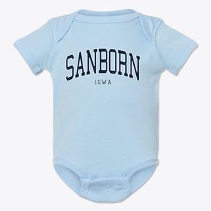 Sanborn Iowa Traditional Baby Onesie
