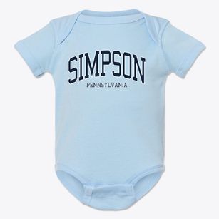 Simpson Pennsylvania Traditional Baby Onesie
