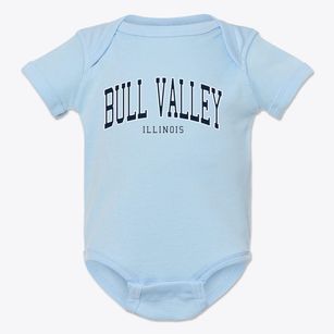 Bull Valley Illinois Traditional Baby Onesie