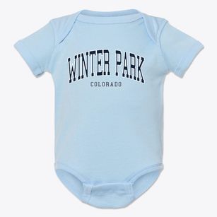 Winter Park Colorado Traditional Baby Onesie