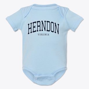Herndon Virginia Traditional Baby Onesie