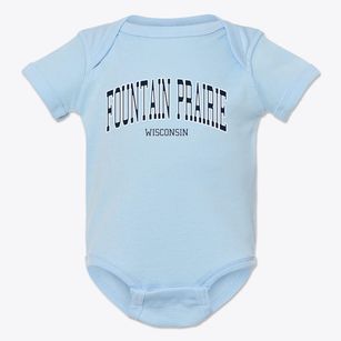 Fountain Prairie Wisconsin Traditional Baby Onesie