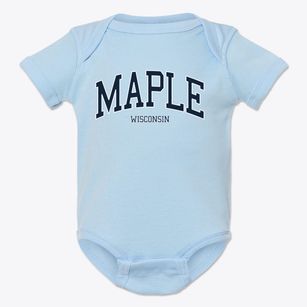 Maple Wisconsin Traditional Baby Onesie